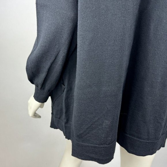 Eileen Fisher Wool Open Front Cardigan Women L EUC Lightweight Stretch Sweater - Picture 8 of 11
